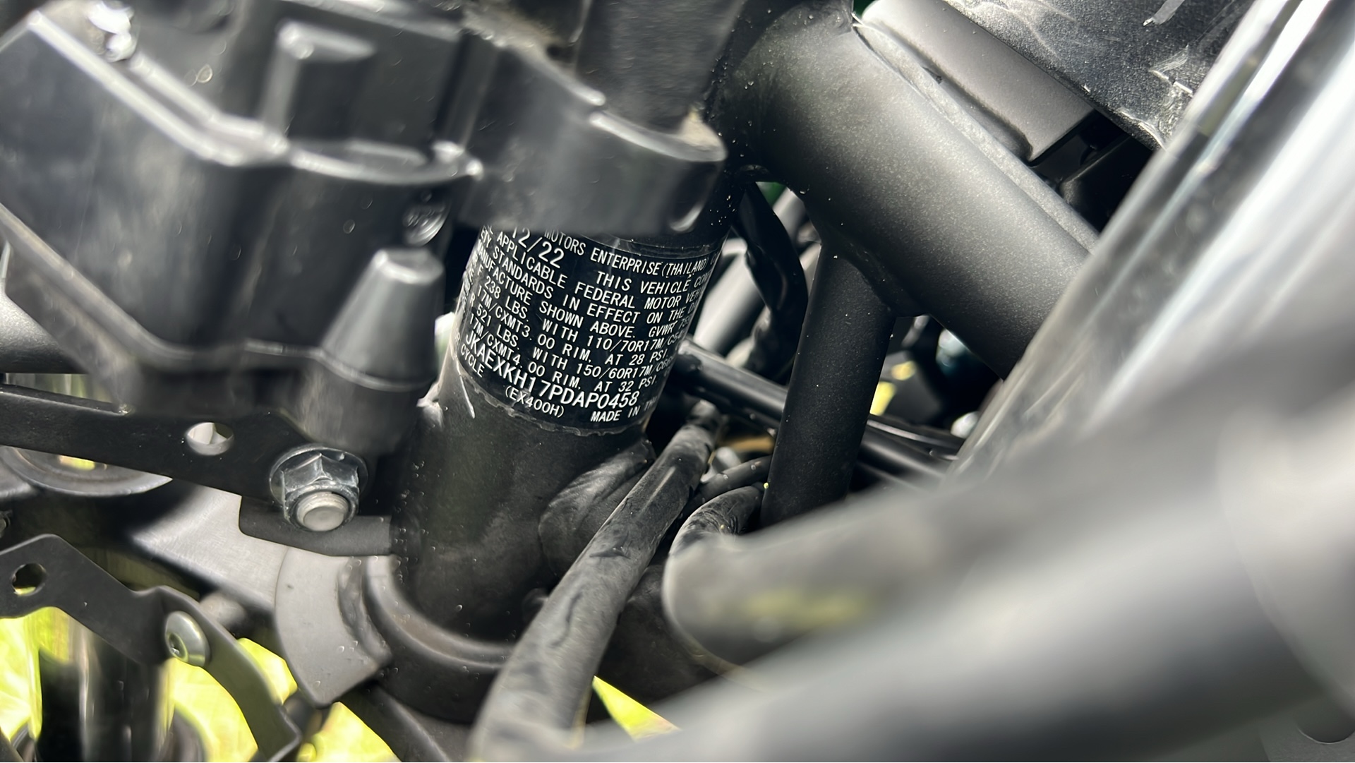 2023 KAWASAKI EX400	 - ავტომობილი ამერიკიდან